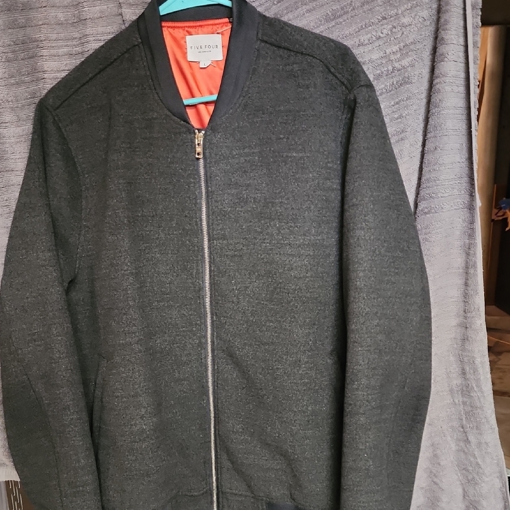 Five Four Charcoal Bomber Jacket